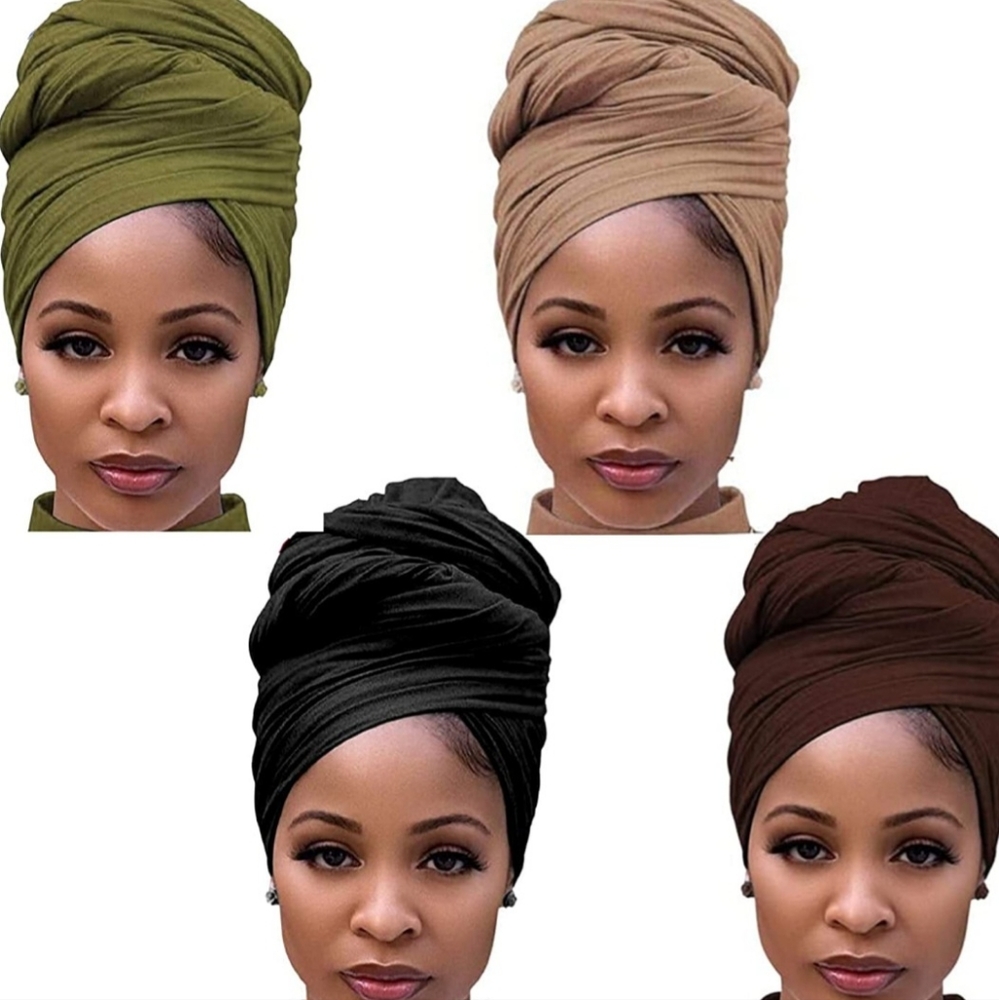 Jersey Cotton Solid Hijab Scarf Long Muslim Shawl Stretchy Soft Turban Wrap - Picture 11 of 11